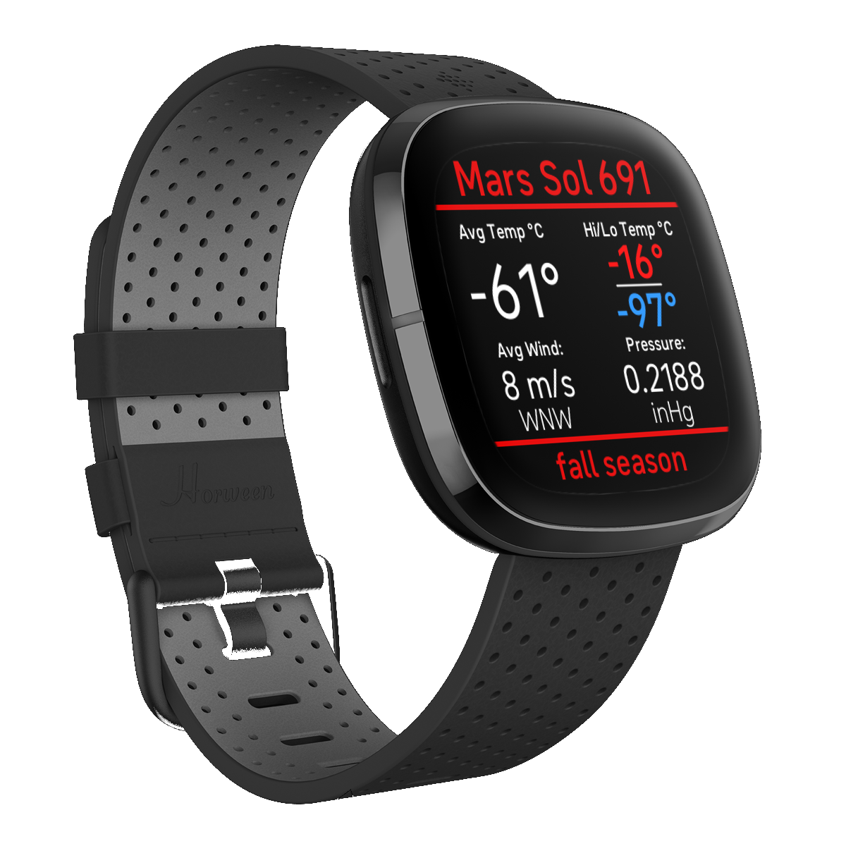 Mars Weather App with Daily Weather from NASA Insight and Perseverance